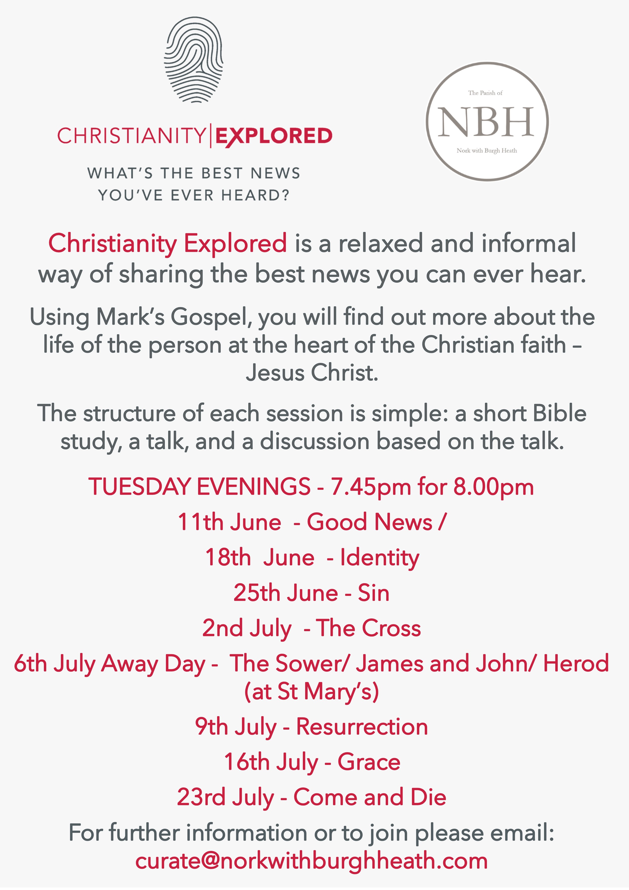 Christianity Explored Poster