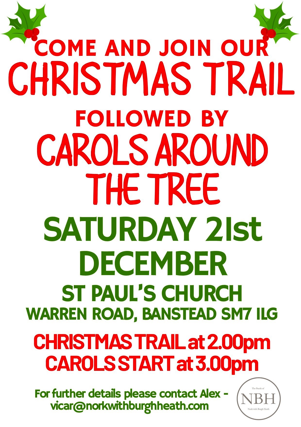 Christmas Trail Poster 2024