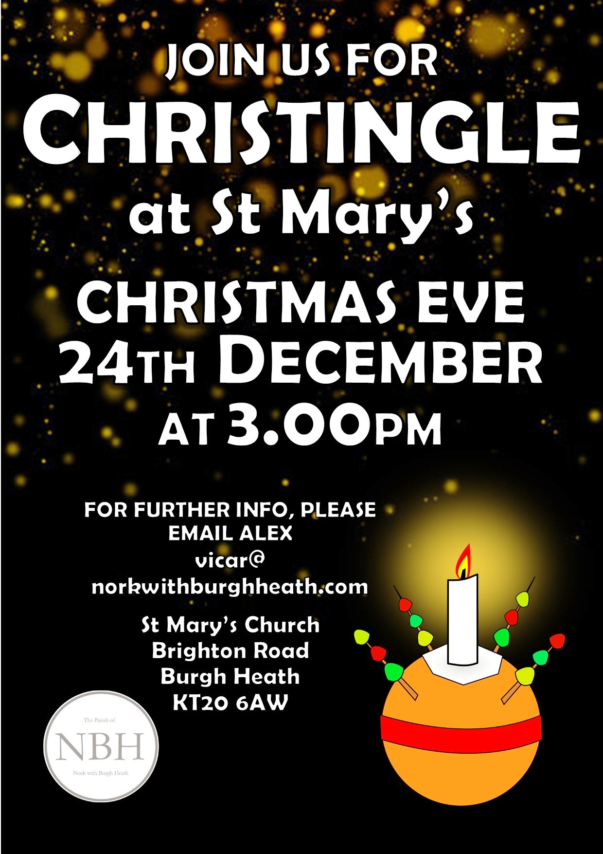 Christingle Poster 2024 St Mar